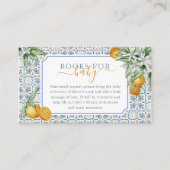 Mediterranean Citrus Book for Baby Enclosure Card エンクロージャーカード (正面)