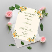 Mediterranean Citrus Botanical Save the Date
