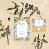 Mediterranean Citrus Diaper Raffle エンクロージャーカード