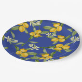 Mediterranean Citrus Garden Plate ペーパープレート (アングル)