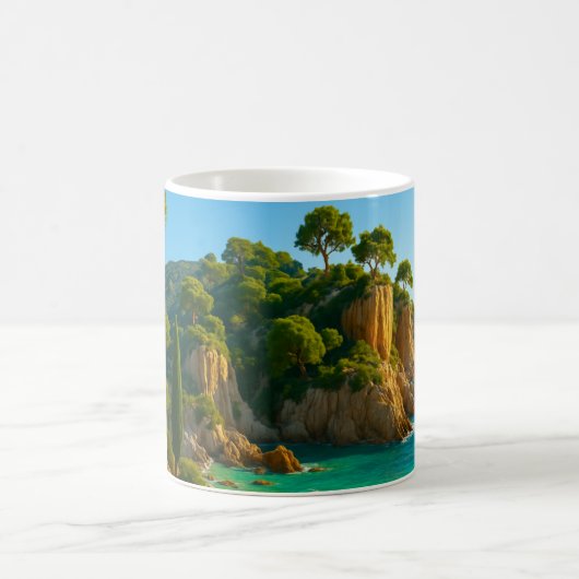 Mediterranean Coast コーヒーマグカップ (中央)