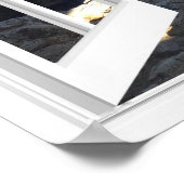 Mediterranean Coast Faux Window View ポスター (角)