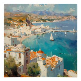 Mediterranean Coast in Spain, Cartagena ポスター