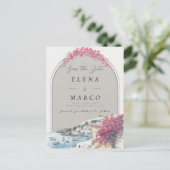 Mediterranean Coastal Save the Date |  案内ポストカード (スタンド正面)