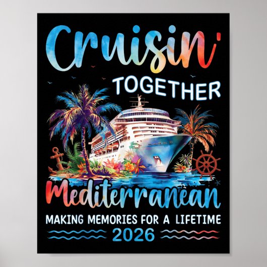 Mediterranean Cruise 2026 Family Vacation Cruisin  ポスター (正面)