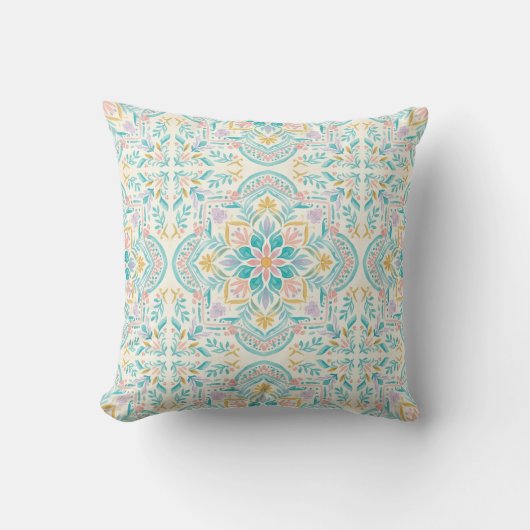 Mediterranean Decorative Throw Pillow クッション (正面)