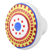 Mediterranean Folk Art Ceramic Knob セラミックノブ (右)