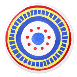 Mediterranean Folk Art Ceramic Knob セラミックノブ