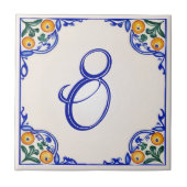 Mediterranean House Number – Arancia タイル (正面)