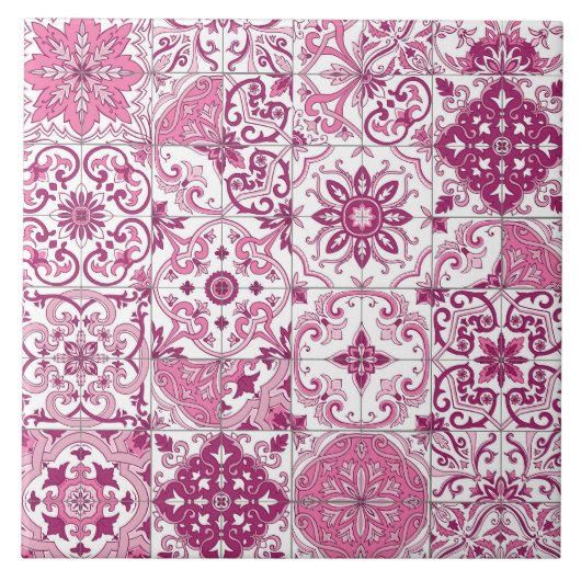 Mediterranean hues/ Azulejo tiles タイル (正面)