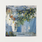Mediterranean Impressionism with Lemons タペストリー (正面(横))