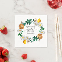 Mediterranean Italy Blue Tiles Bridal Shower 