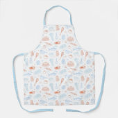 Mediterranean Kitchen Culinary Pattern Chef Apron エプロン (正面)