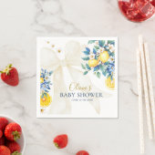 Mediterranean Lemon Amalfi Citrus Baby Shower  スタンダードカクテルナプキン (インサイチュ)