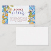 Mediterranean Lemon Amalfi Coast Baby Shower エンクロージャーカード (正面/裏面)