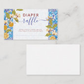 Mediterranean Lemon Amalfi Coast Baby Shower エンクロージャーカード (正面/裏面)