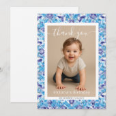 Mediterranean Lemon Amalfi Coast Baby Shower ノートカード (正面/裏面)