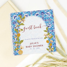 Mediterranean Lemon Amalfi Coast Baby Shower ノートブック