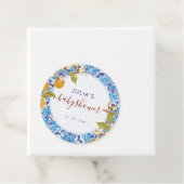 Mediterranean Lemon Amalfi Coast Baby Shower フェイバータグ (インサイチュ)