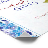 Mediterranean Lemon Amalfi Coast Baby Shower ポスター (角)