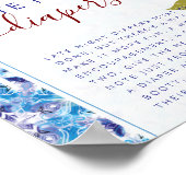 Mediterranean Lemon Amalfi Coast Baby Shower ポスター (角)