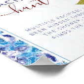 Mediterranean Lemon Amalfi Coast Baby Shower ポスター (角)