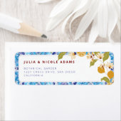 Mediterranean Lemon Amalfi Coast Baby Shower ラベル (インサイチュ)