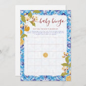 Mediterranean Lemon Amalfi Coast Baby Shower 招待状 (正面/裏面)