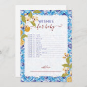 Mediterranean Lemon Amalfi Coast Baby Shower 招待状 (正面/裏面)