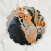 Mediterranean Lemon and Blue Wedding フェイバータグ (裏面)