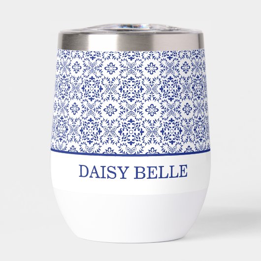 Mediterranean Lemon Blue Mosaic Tile Wedding (正面)