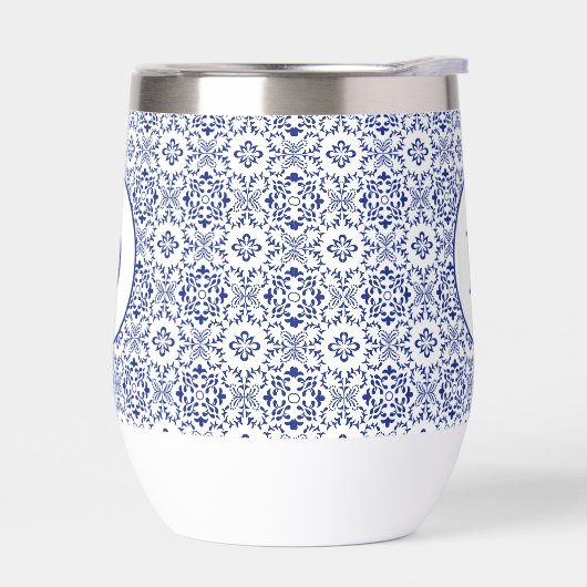 Mediterranean Lemon Blue Mosaic Tile Wedding (左面)