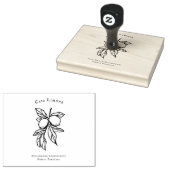 Mediterranean Lemon Botanical Kitchen Rubber Stamp ラバースタンプ (押印)