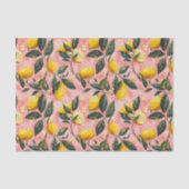  Mediterranean Lemon Botanical Tissue Paper 薄葉紙 (正面)