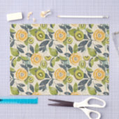  Mediterranean Lemon Botanical Tissue Paper 薄葉紙 (クラフト)