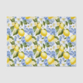  Mediterranean Lemon Botanical Tissue Paper 薄葉紙 (正面)