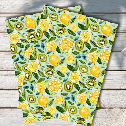  Mediterranean Lemon Botanical Tissue Paper 薄葉紙
