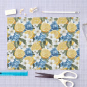  Mediterranean Lemon Botanical Tissue Paper 薄葉紙 (クラフト)