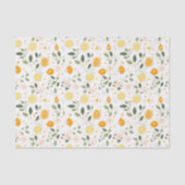  Mediterranean Lemon Botanical Tissue Paper 薄葉紙 (正面)