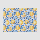  Mediterranean Lemon Botanical Tissue Paper 薄葉紙 (正面)