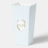 Mediterranean Lemon Crest Wedding Popcorn フェイバーボックス (正面)