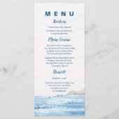 Mediterranean Lemon Grove Coastal Wedding Dinner  メニュー (正面)
