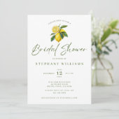 Mediterranean Lemon Theme Bridal Invitation 招待状 (スタンド正面)