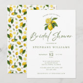 Mediterranean Lemon Theme Bridal Invitation 招待状 (正面/裏面)