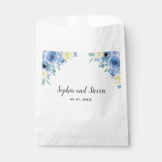 Mediterranean Lemon-Themed Wedding フェイバーバッグ (正面)