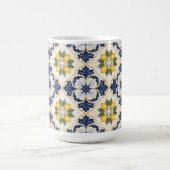 Mediterranean Lemon Tile Italian Talavera コーヒーマグカップ (中央)