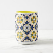 Mediterranean Lemon Tile Italian Talavera マグカップ (中央)