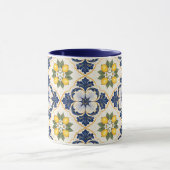 Mediterranean Lemon Tile Italian Talavera マグカップ (中央)