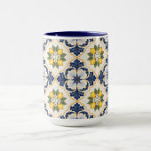 Mediterranean Lemon Tile Italian Talavera マグカップ (中央)