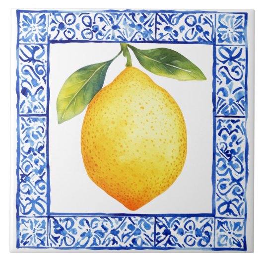 Mediterranean Lemon Tuscan Rustic タイル (正面)